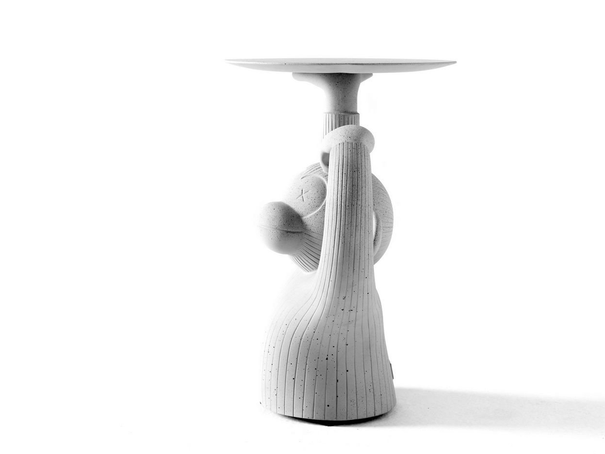 Бетонный круглый низкий журнальный столик BD Barcelona MONKEY ARCH-00134648 - Вид №4