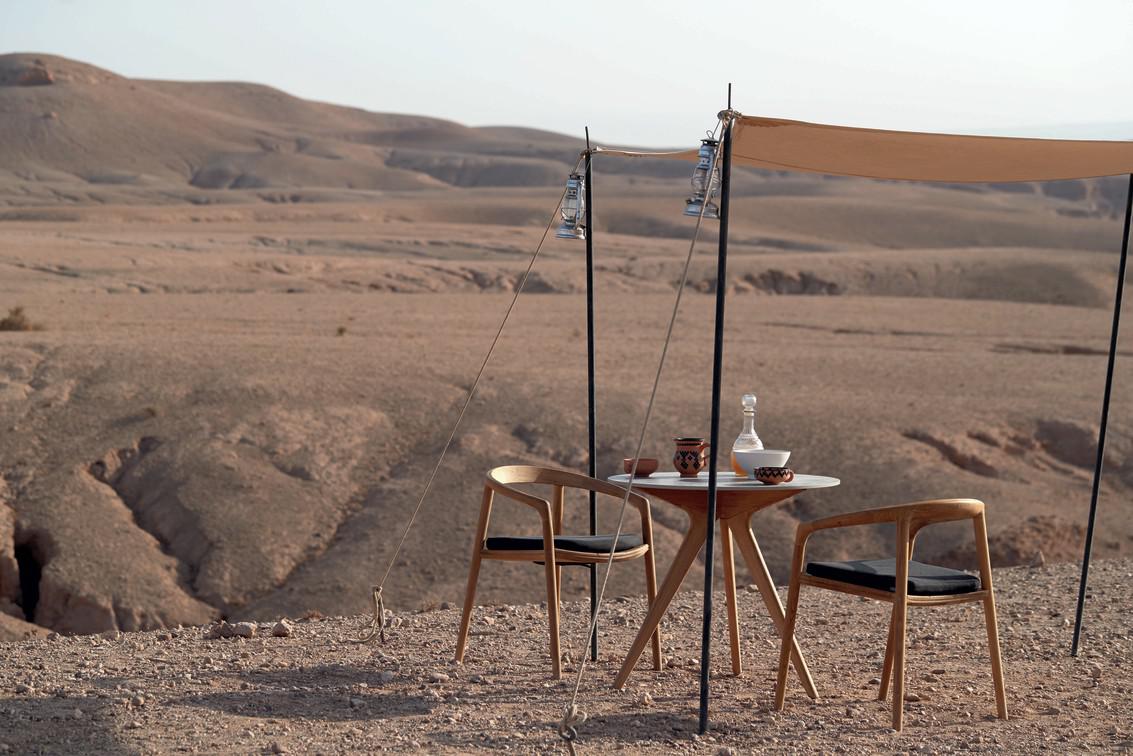 MNST969 Обеденный стол teak 264см x 118см Manutti Torsa - Вид №29