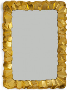 10590050 Michael Aram Зеркало Michael Aram "Золотая скала" 61х85см Сталь нержавеющая