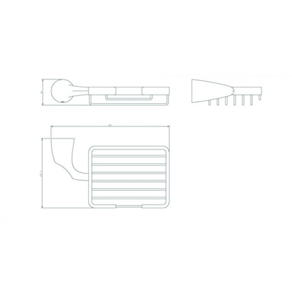 Мыльница решетка RUSH Devon 75410 sun-id-561691 - Вид №1