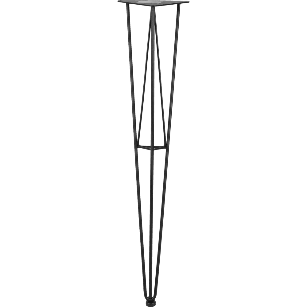 Ножка фигурная высота 730 мм чёрная ELIKOR STLM-2115883