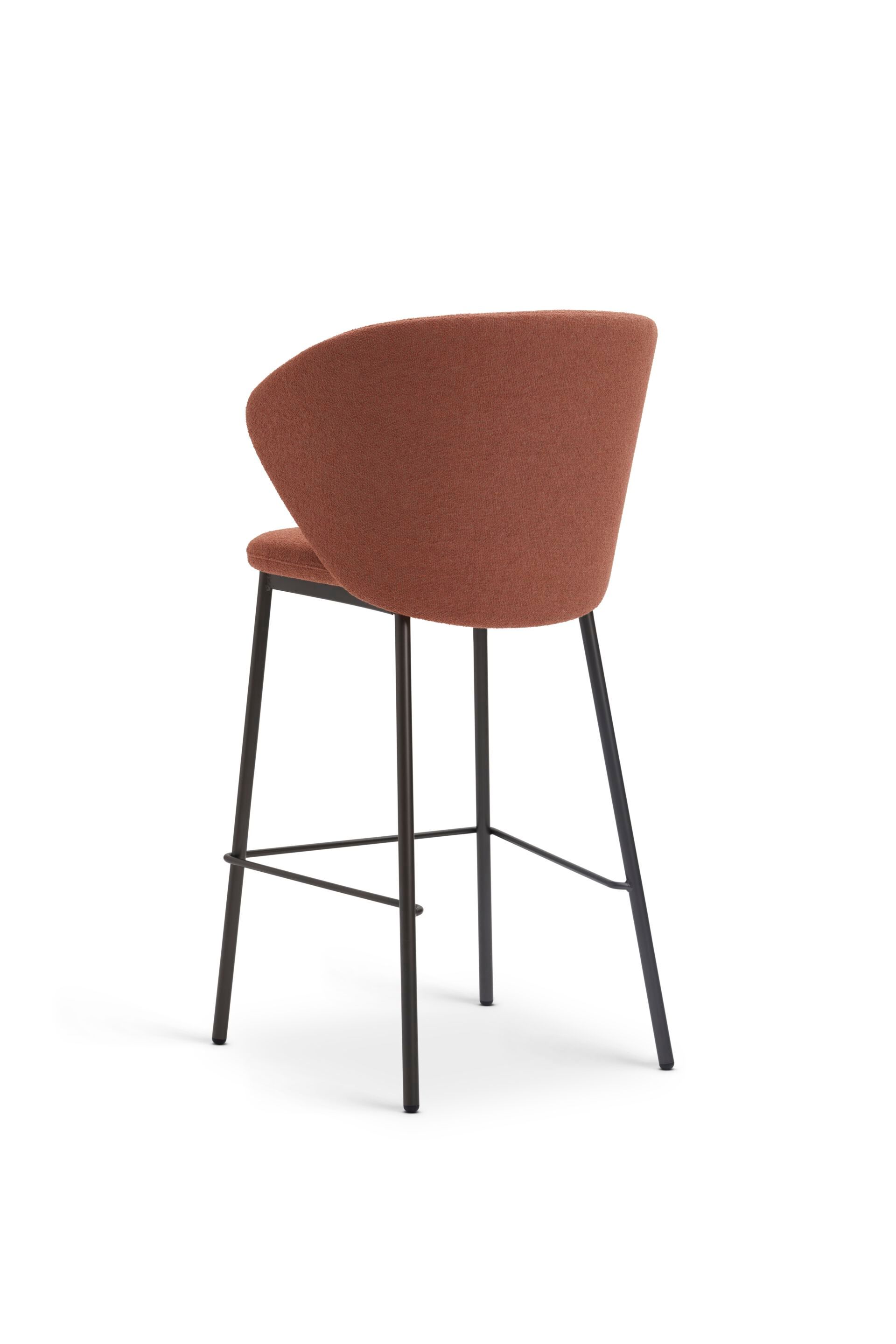 Высокий стул с тканевой подкладкой со спинкой Origins 1971 Ellis ARCH-00074190 - Вид №6