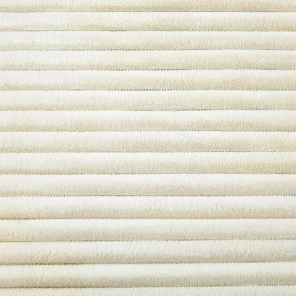 Плед Strips 150x200 см велсофт цвет молочный Santreyd STLM-2080621 - Вид №1