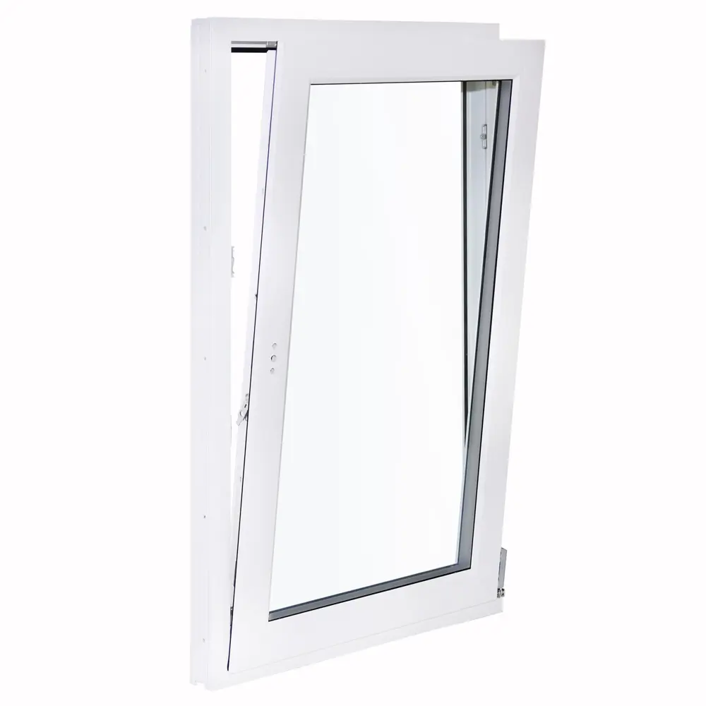 Окно пластиковое ПВХ Deceuninck одностворчатое 1200x600 мм (ВхШ) правое двухкамерный стеклопакет белый/белый STLM-2183184 - Вид №3