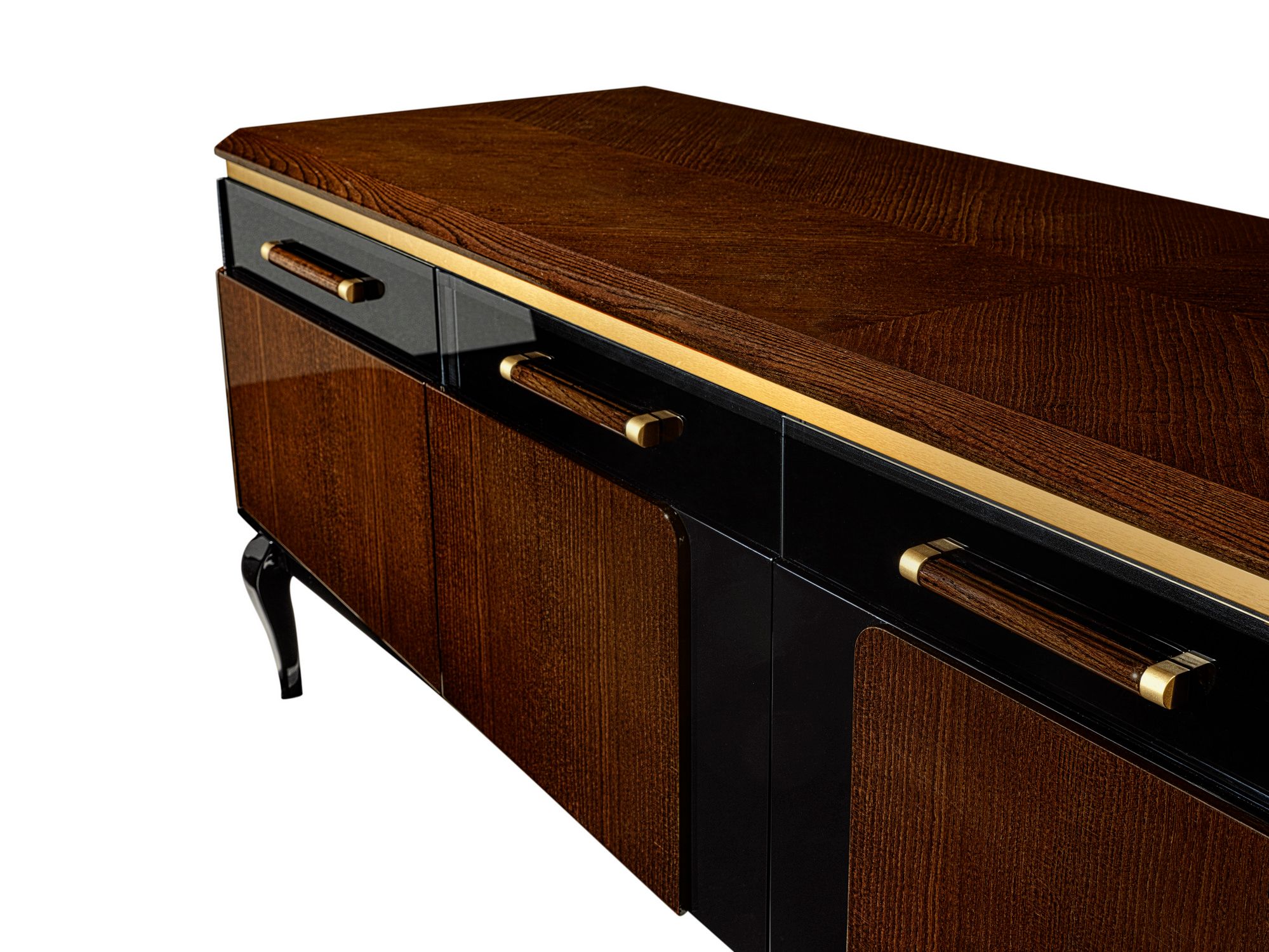 Деревянный шкаф для телевизора с распашными дверцами A.R. Arredamenti Виктор ARCH-00115329 - Вид №1