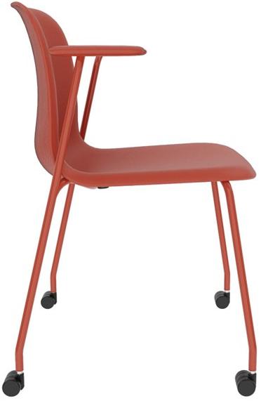 Howe Штабелируемый стул из полипропилена на колесиках Sixe sun-id-1441691 - Вид №2