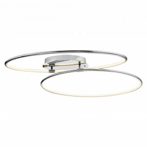 Потолочный светильник круглый серебристый Globo Wave 67823-40D GLOBO ДИЗАЙНЕРСКИЕ, WAVE 00-3890359 Серебро