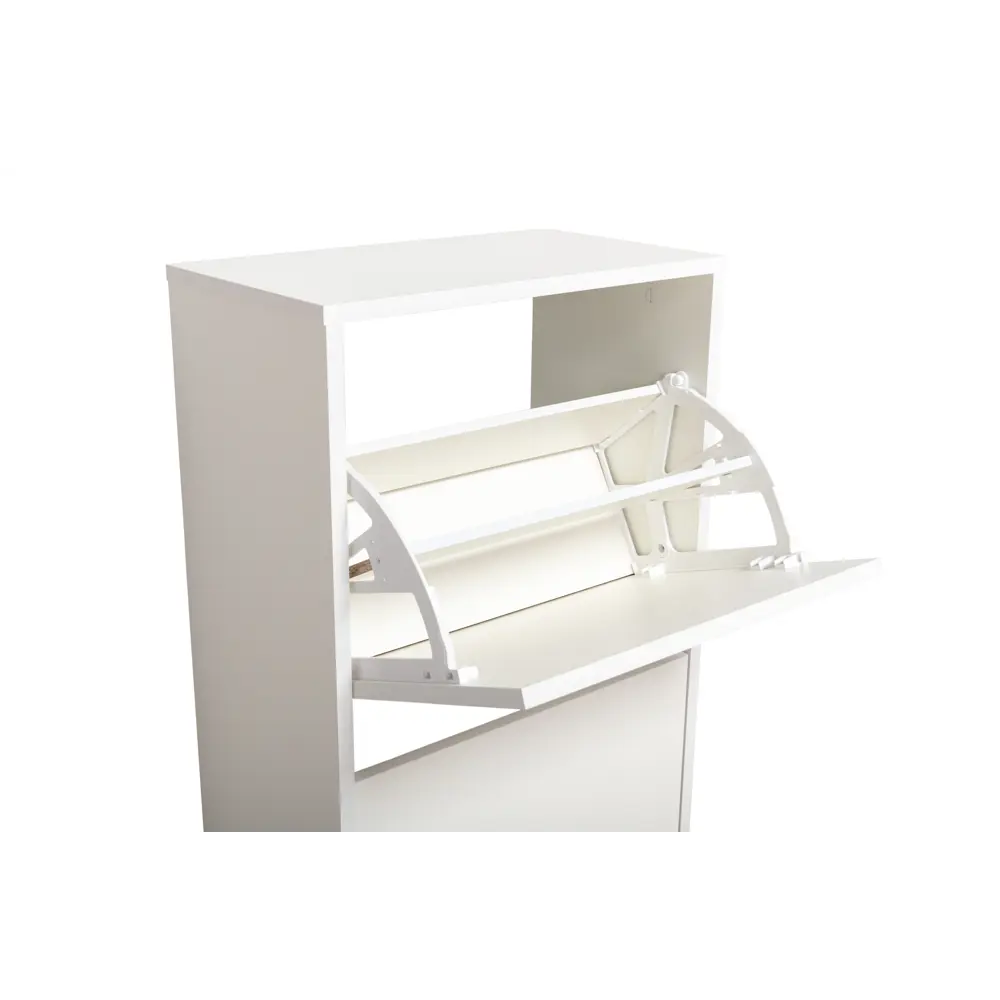 Обувница 47.5x90.3x27.7 см 2 секции ЛДСП цвет белый Santreyd STLM-2149860 - Вид №4
