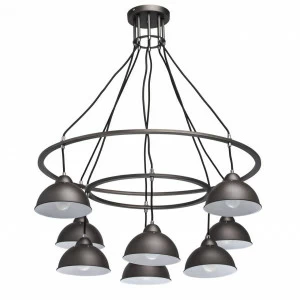 Подвесная люстра MW-Light Формула 4 696010808 MW-LIGHT ДИЗАЙНЕРСКИЕ, ФОРМУЛА 187311 Серый