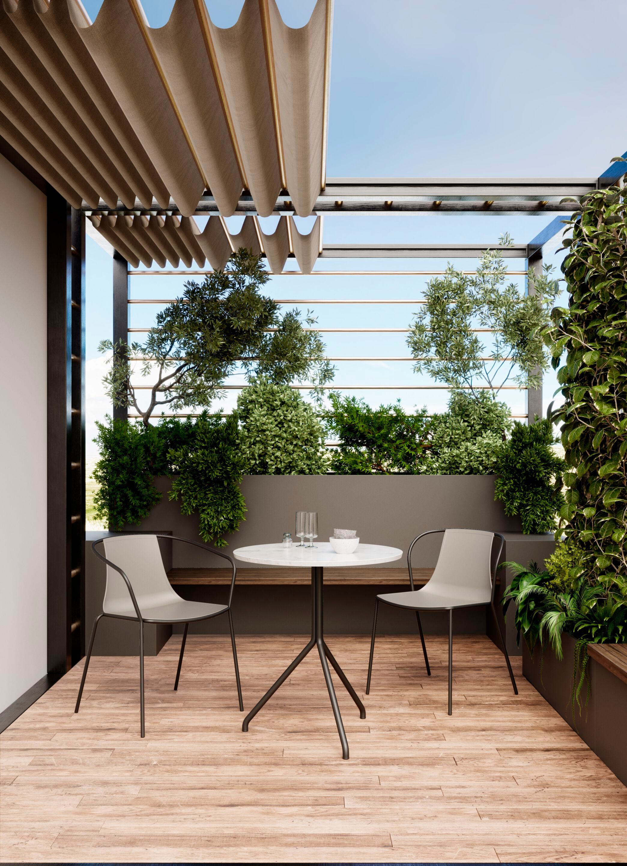 Круглый стол из мрамора или керамогранита GABER LOL MARBLE & PORCELAIN ROUND ARCH-00031456 - Вид №4