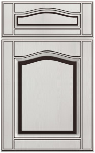 Фасады для кухни Патина Фрезеровка «Оксфорд» Дуб выбеленный №230