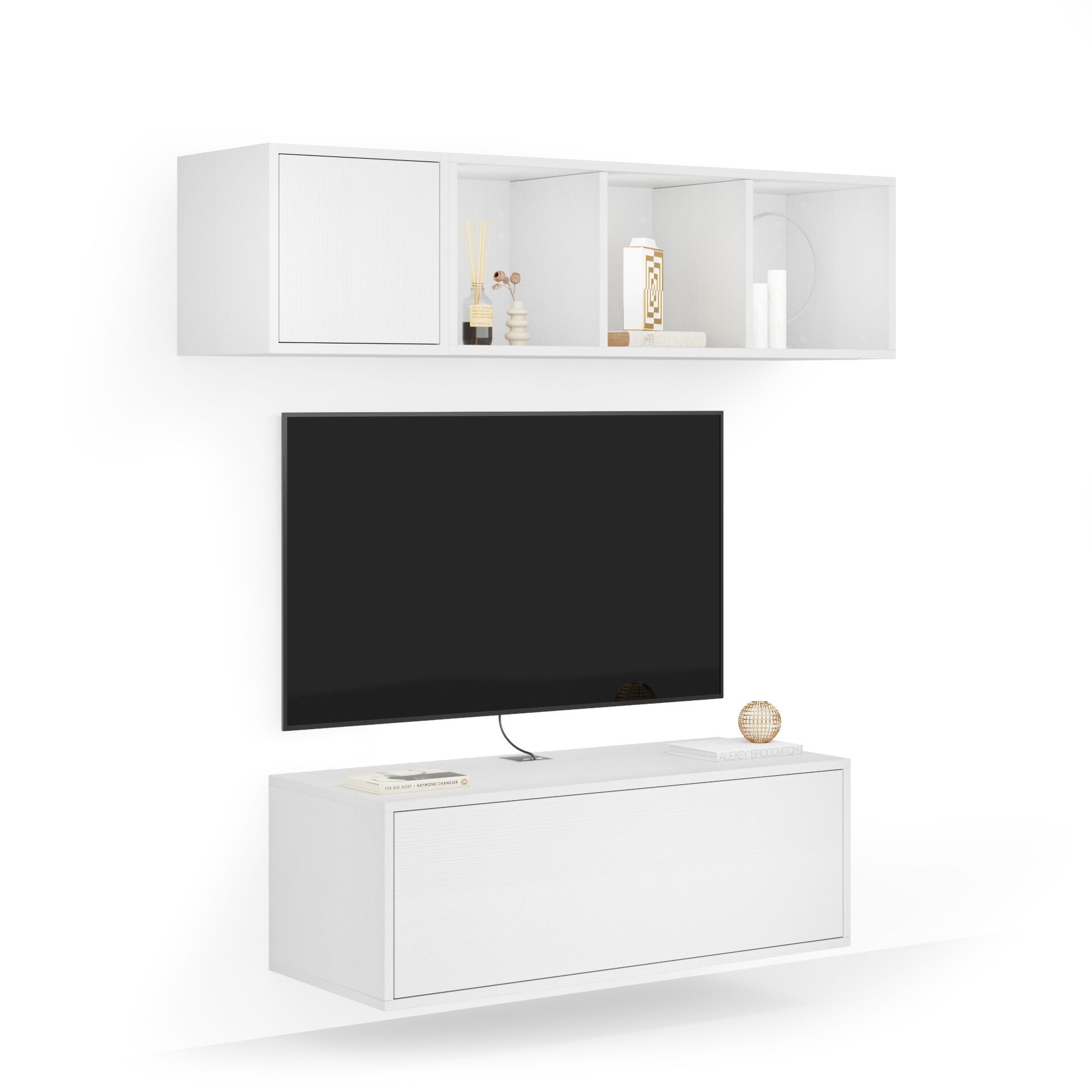 Модульная оборудованная стена установленная стеной в меламинированном Mobili Fiver IACOPO ARCH-00070420 - Вид №32