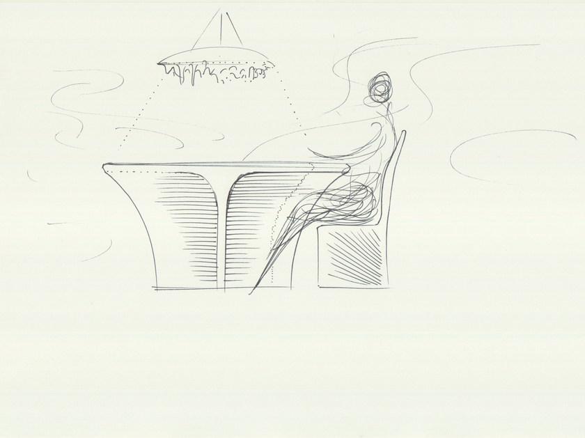 VONDOM Круглый садовый стол из полиэтилена Biophilia sun-id-1436031 - Вид №7