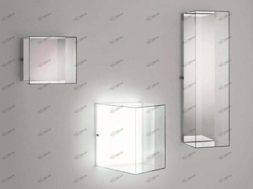 Glas Italia Стенка открытая хрустальная с дверцей Heigh - ho sun-id-1452219