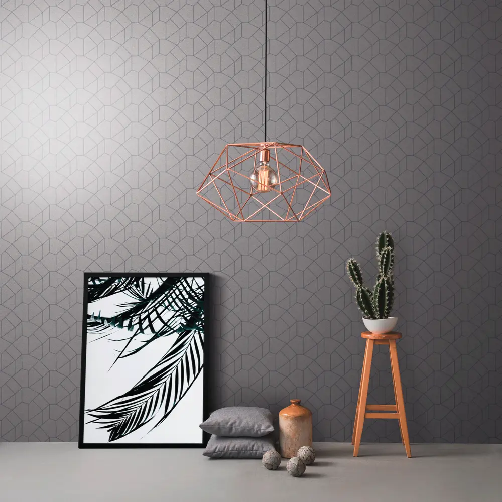 Обои флизелиновые Erismann Carat серые 1.06 м 12039-30 Santreyd STLM-2017536 - Вид №2