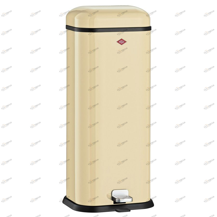 Бак для мусора с педалью Superboy, прямоугольный, 20 л, кремовый Wesco 13231223