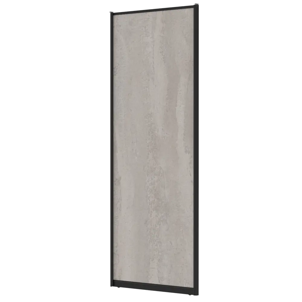 Дверь-купе KONSENSA 225.5x90.4 см МДФ цвет бетон профиль черный STLM-2143562 - Вид №2