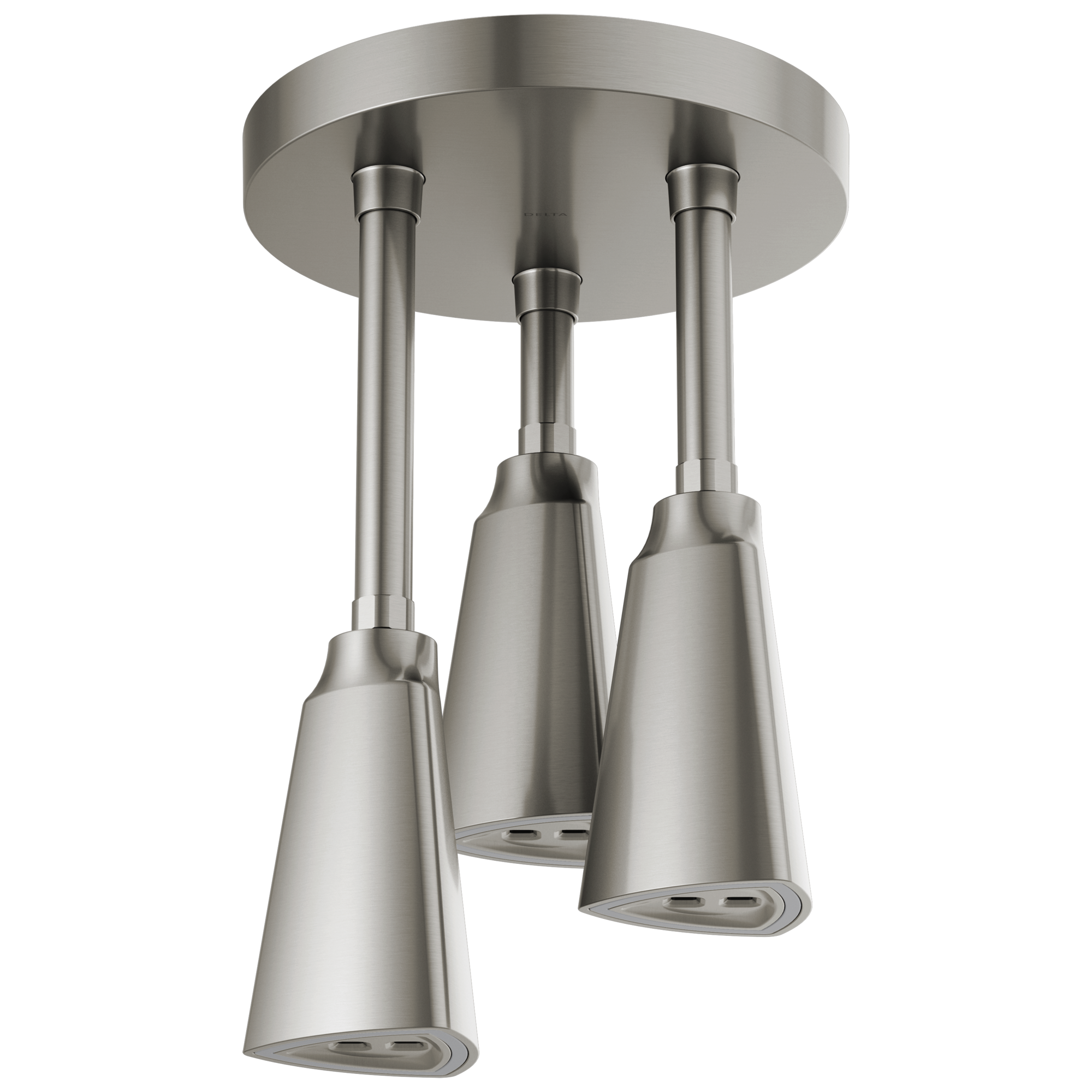 57140-SS25-L Подвесная душевая лейка Raincan со светодиодной подсветкой H2Okinetic® Delta Faucet Universal Showering Нержавеющая сталь 