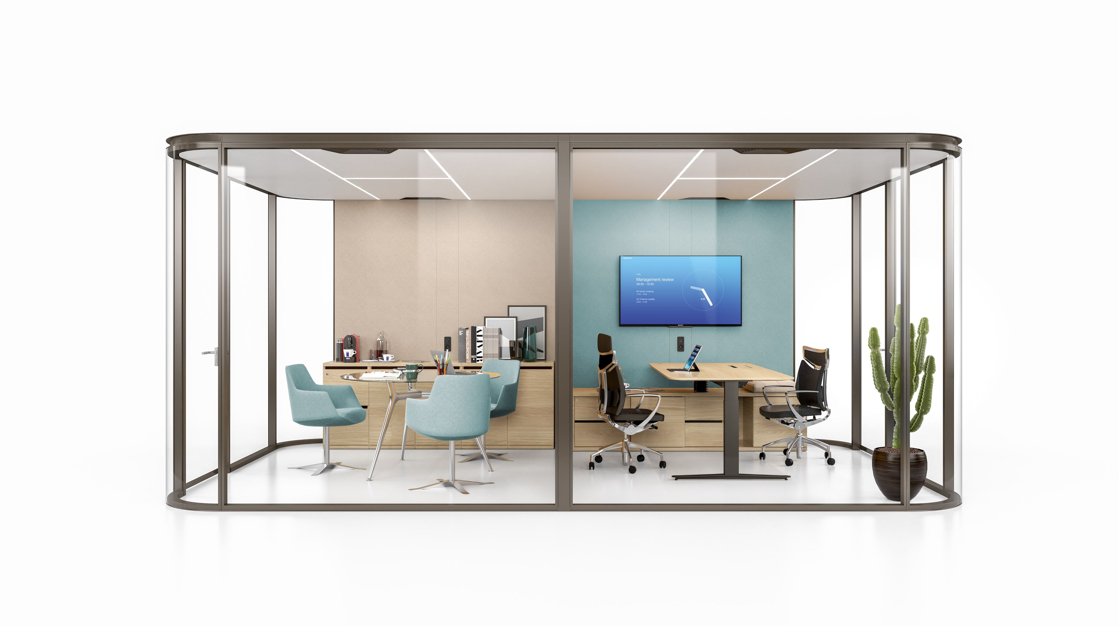 Акустическая офисная кабина со встроенным освещением ESTEL GROUP Collaborative Room ARCH-00057286 - Вид №21