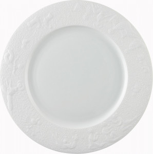 81016 Rosenthal Блюдо круглое Rosenthal Волшебная флейта 32см, фарфор, белое Фарфор
