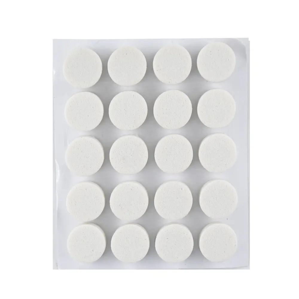 Накладки антиударные KONSENSA 10 мм круглые ПВХ цвет белый 20 шт STLM-2087032 - Вид №2