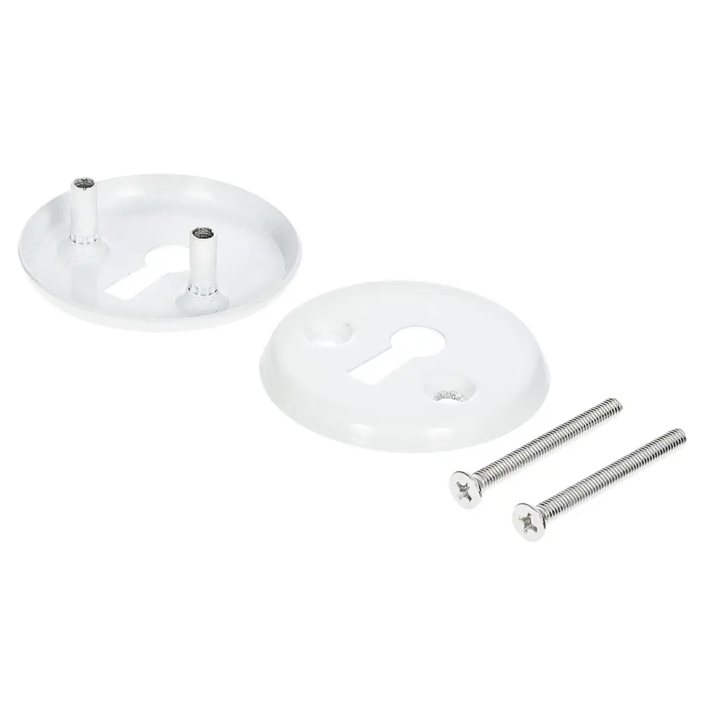 Накладка на цилиндр Фабрика замков Е 001 Белая - защита и стиль 18841668 STLM-0013150