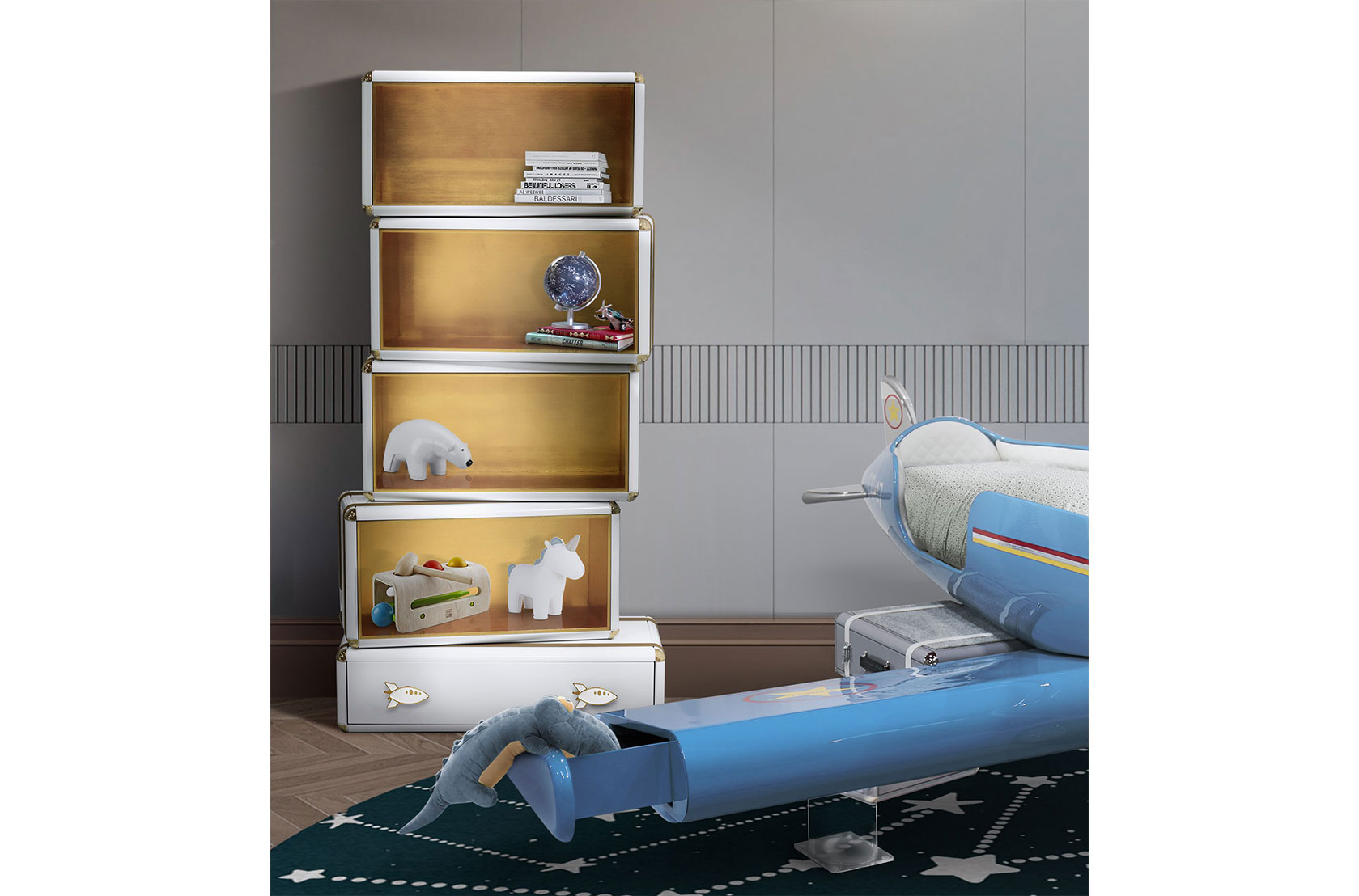 CIST819 Книжный шкаф в детскую Фэнтези Эйр Circu  - Вид №14