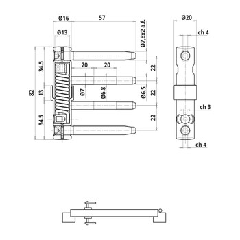 Otlav AUTOCHIUDENTE 488 16 петля LK01-90