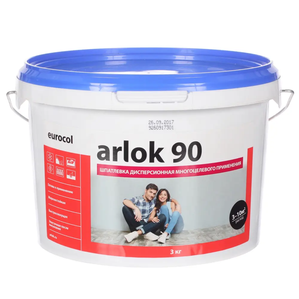 Шпаклёвка водно-дисперсионная 3 кг Santreyd STLM-2204065