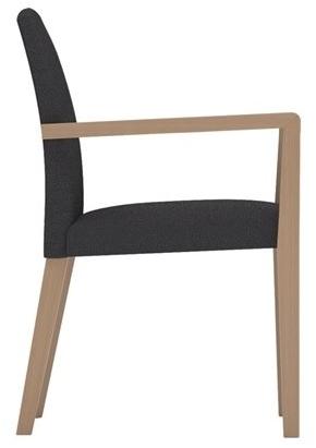 Andreu World Стул с обивкой и подлокотниками Cloé So7019 CLOE - Вид №2