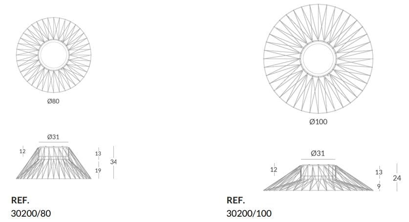 Светодиодный потолочный светильник из веревки и металла Olé Lighting Bimba ARCH-00032377 - Вид №5