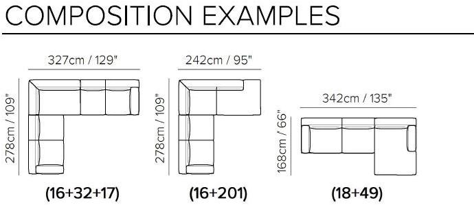 Natuzzi 3-х местный диван Kendo sun-id-1491133 - Вид №3