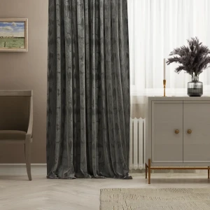 Штора на ленте Inspire Hanya 200x280 см цвет серый 83562001 STLM-2184912