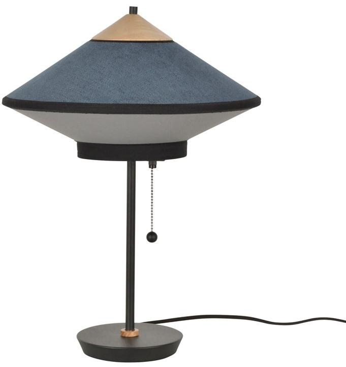 Forestier Прикроватная лампа с бархатным и льняным абажуром Cymbal sun-id-1445935 - Вид №3