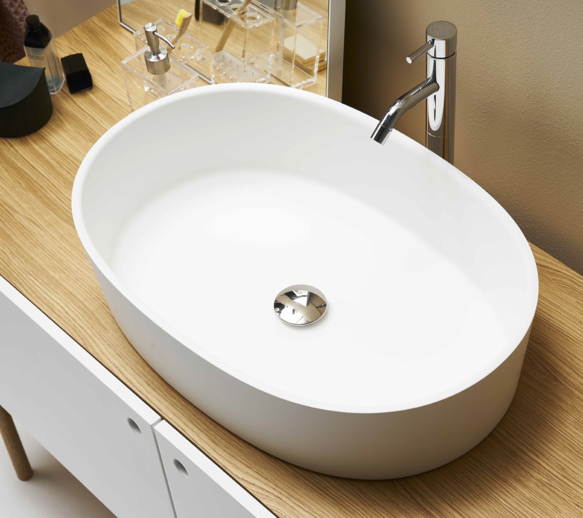 EXLAVOVAPLAT/MEDX Накладная раковина на столешницу  прямоугольная Ex.T Plateau - Вид №6