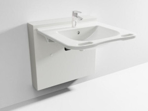 Умывальник с регулируемой высотой вручную или электрически