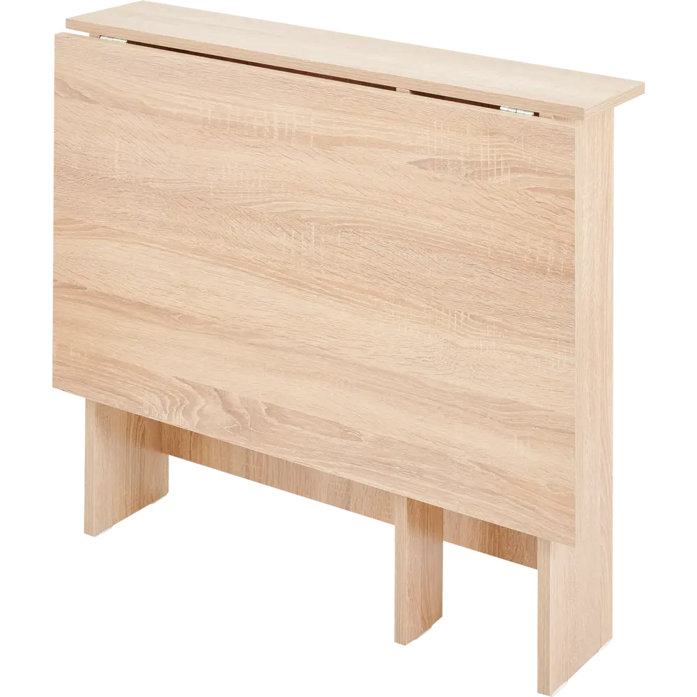 Стол-книжка раскладной 23.2-163x80x75 см прямоугольный ДСП цвет сонома Santreyd STLM-2021999 - Вид №4