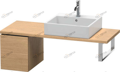 LC582005252 L-Cube Шкафчик для компактной консоли Европейский дуб, декор Duravit