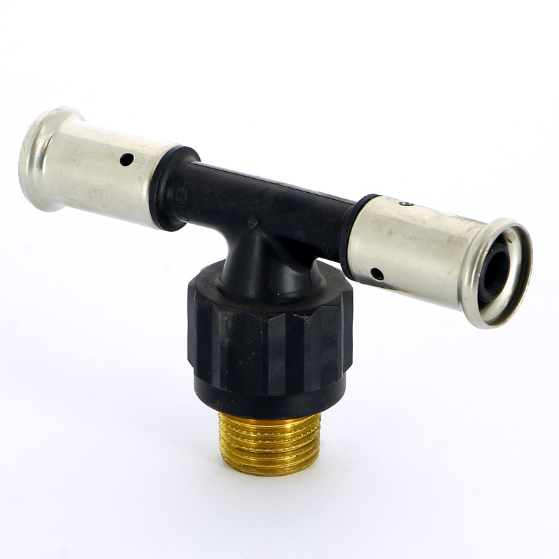 Тройник пресс-Н PVDF HENCO 16x1/2"x16 14PK160416 - Вид №3