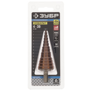 Сверло ступенчатое ЗУБР 29672-4-39-14_Z01 8123336