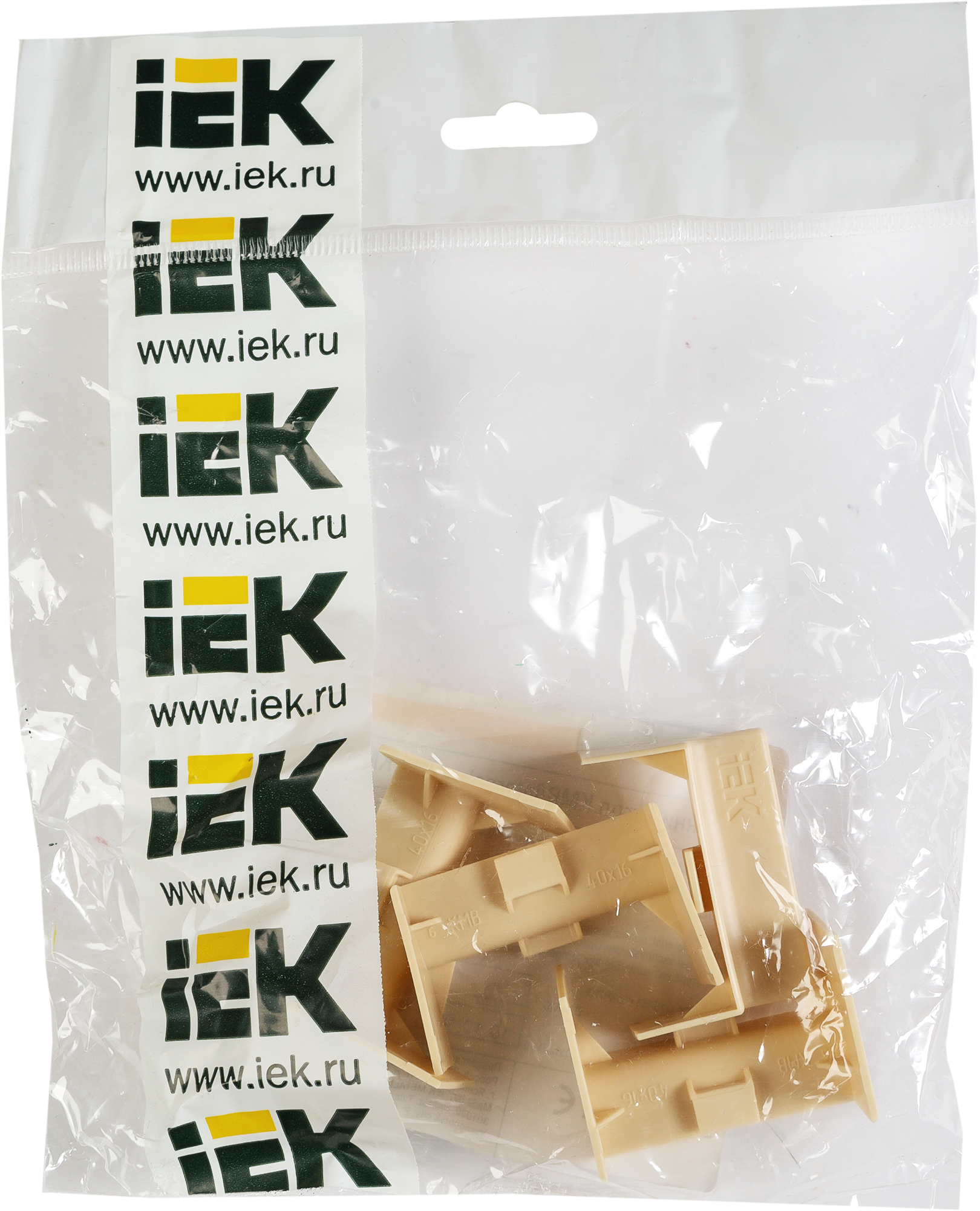 82411303 Угол внутренний для кабель-канала 40х16 мм цвет сосна 4 шт. STLM-0026940 IEK  - Вид №1