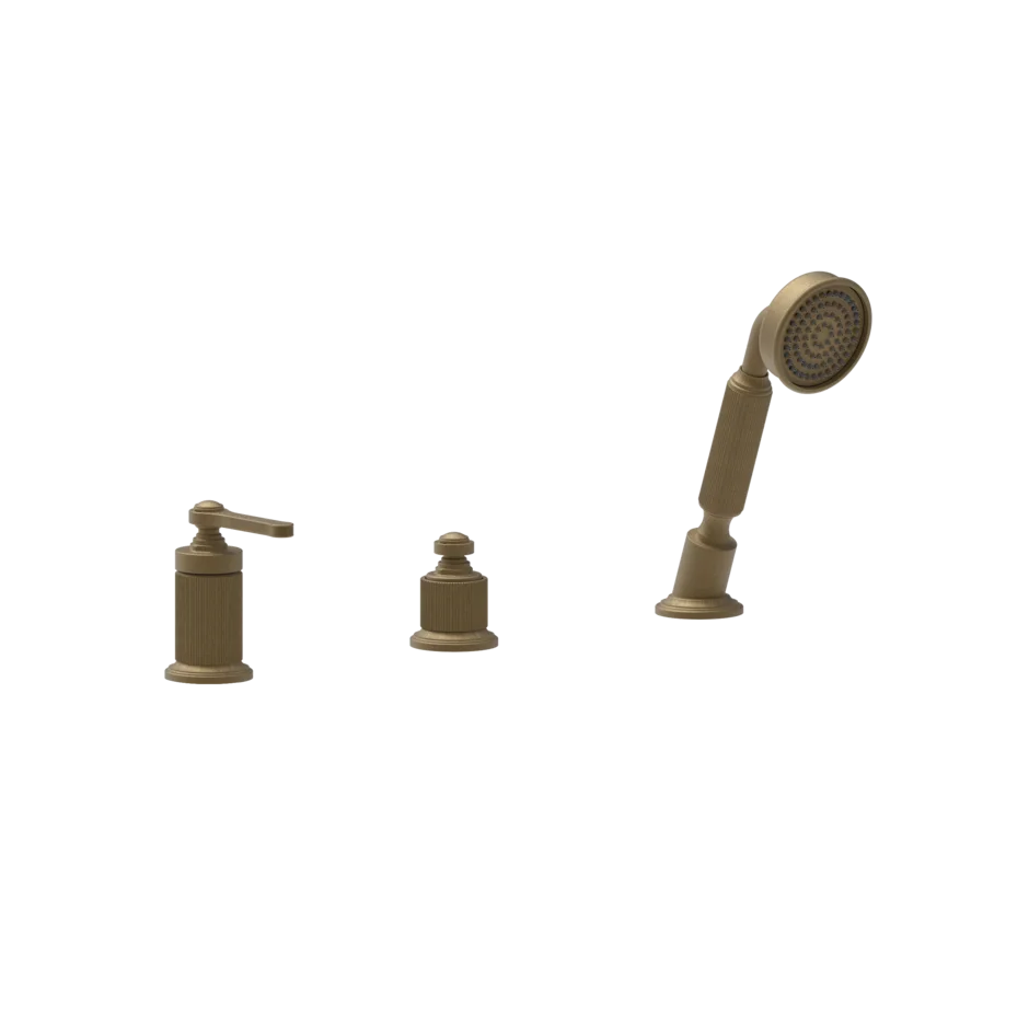 Смеситель для ванны 65043 713 Gessi Venti20 СТАРИННАЯ ЛАТУНЬ 65043713