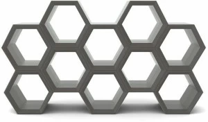 SLIDE Открытый книжный шкаф из полиэтилена