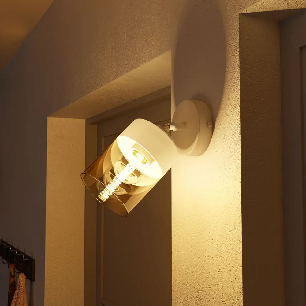 Настенный светильник KREAFORTA Vereya цвет белый STLM-2033995 - Вид №1