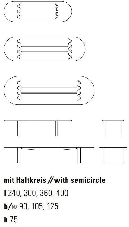 ZEITRAUM Овальный стол из массива дерева sun-id-1376498 - Вид №5