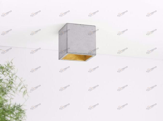 GANTlights Потолочный светильник из бетона B sun-id-1427551