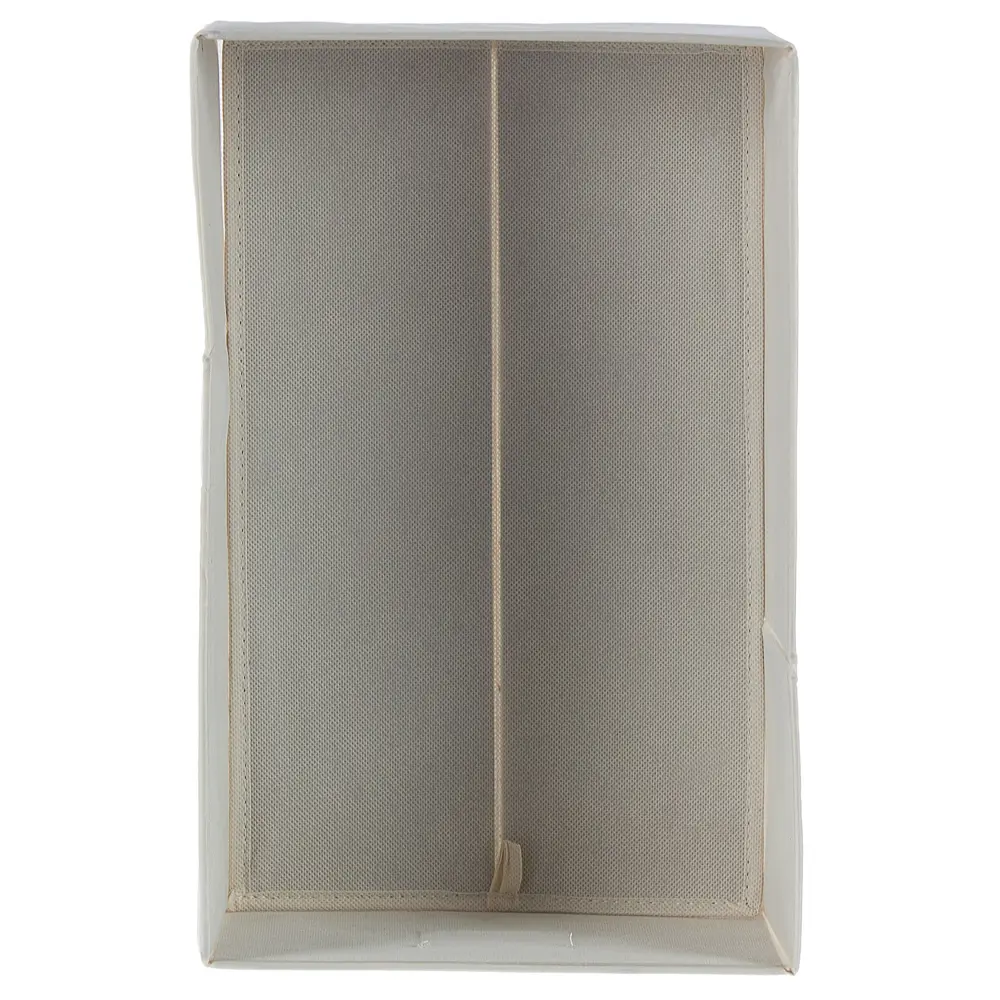 Короб для хранения без крышки Spaceo 27х16x44 см нетканый материал цвет бежевый STLM-2136688 - Вид №1