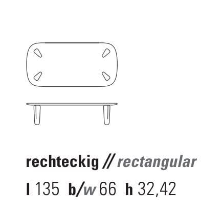 Прямоугольный мраморный журнальный столик ZEITRAUM Kuyu ARCH-00002989 - Вид №2