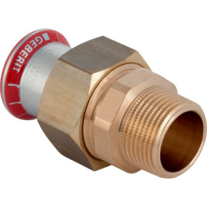 25330 Разъемное соединение Geberit Mapress из углеродистой стали, с наружной резьбой Geberit