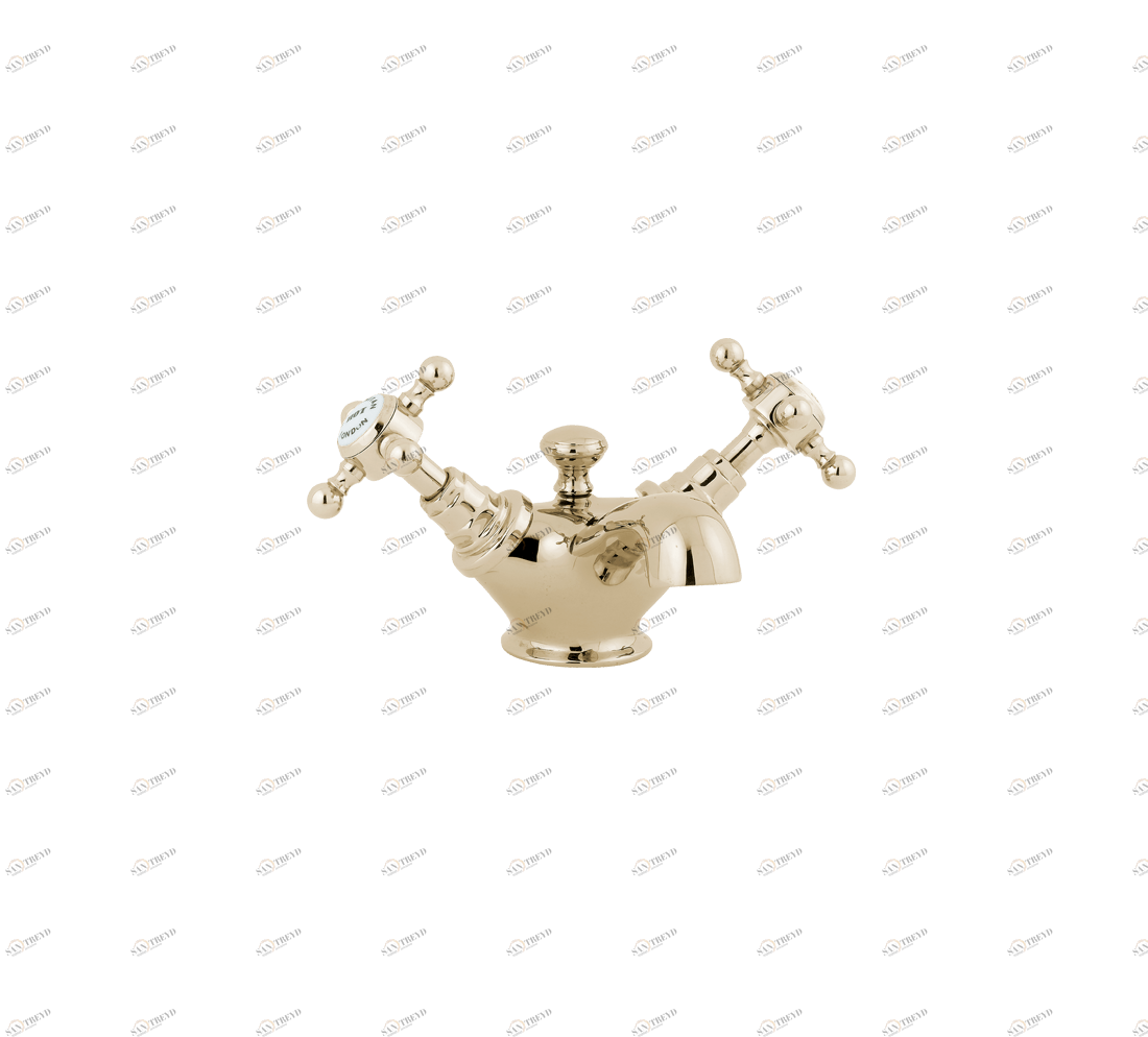 Gentry Home Смеситель для раковины мостик на 2 отверстия 200мм Mayfair Incalux GH100346